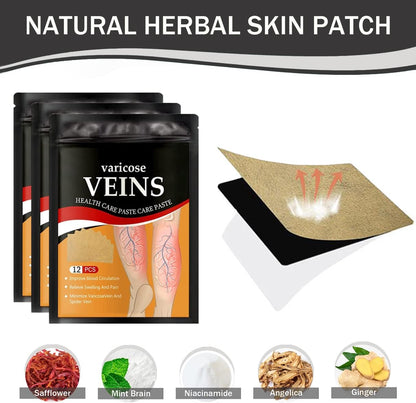 Super Oferta Pack 6 VeinEase Patch ¿Listo para transformar tus piernas y decir adiós al dolor?